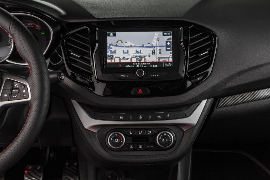 Детали интерьера Lada Vesta Sport 2018 года  (фото 14 из 28)